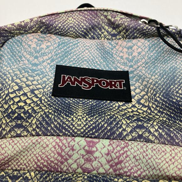 Jansport Multicolor Prism Snake Print Backpack - Picture 3 of 16